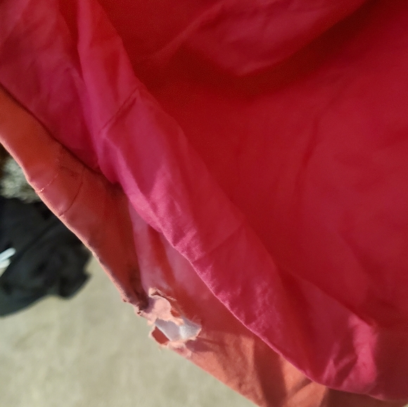 🔆 Pink Banana Republic femine pea/ladies trench style jacket damaged - Picture 10 of 16